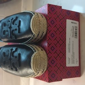 New Tory Burch Ines Platform Espadrille Goat Leather